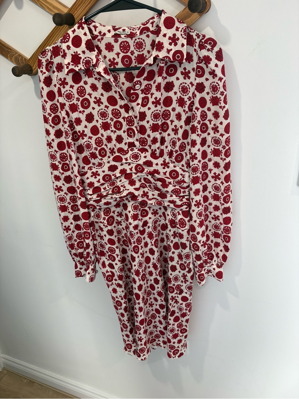VINTAGE 100% SILK MIU MIU MIDI DRESS